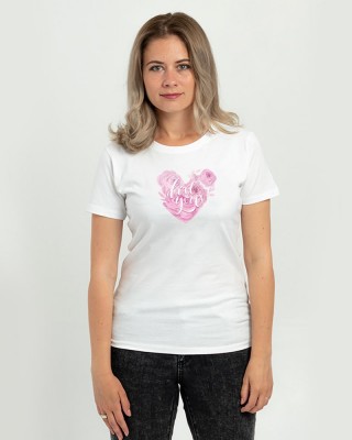 Футболка Love you біла - DTF11502102/274 Футболка Love you біла - DTF11502102/274