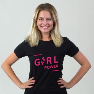 Футболка Girl Power чорна - DTF11502309/263 Футболка Girl Power чорна - DTF11502309/263