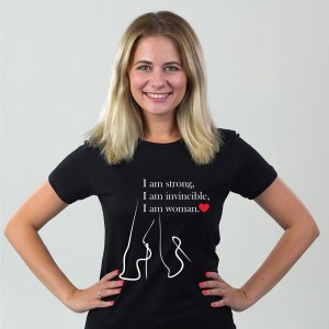 Футболка I am woman чорна - DTF11502309/269 Футболка I am woman чорна - DTF11502309/269