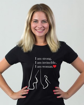 Футболка I am woman чорна - DTF11502309/269 Футболка I am woman чорна - DTF11502309/269