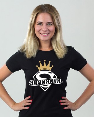 Футболка Supergirl чорна - DTF11502309/270