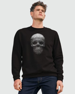 Світшот з принтом Череп чорний - 01168312/178(SOLS) Світшот з принтом Череп чорний - 01168312/178(SOLS)