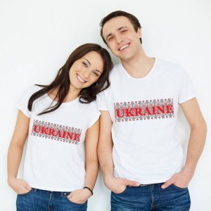 Футболка дитяча Вишиванка орнамент Ukraine біла - DTF11970 Футболка дитяча Вишиванка орнамент Ukraine біла - DTF11970